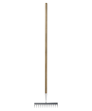 Scule si unelte - Grebla dreapta cu dinti din inox, coada lemn, Spear & Jackson Traditional Stainless