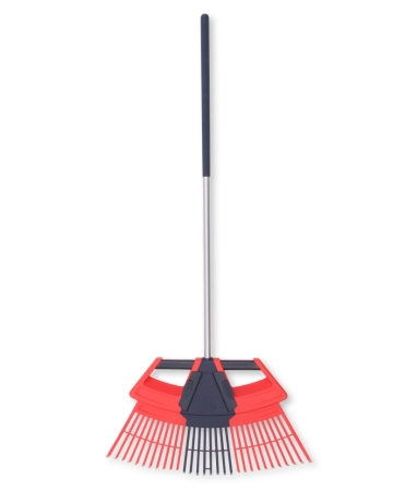 Furci si greble - Grebla tip evantai flexibila, 3 in 1 cu dinti de plastic, coada de aluminiu, Spear & Jackson Garden Tidy