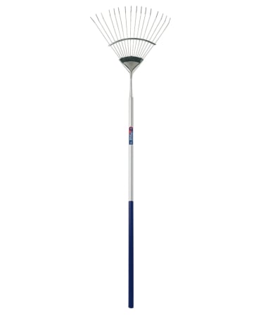 Furci si greble - Grebla tip evantai flexibila cu dinti din inox, coada de aluminiu, Spear & Jackson Select Stainless