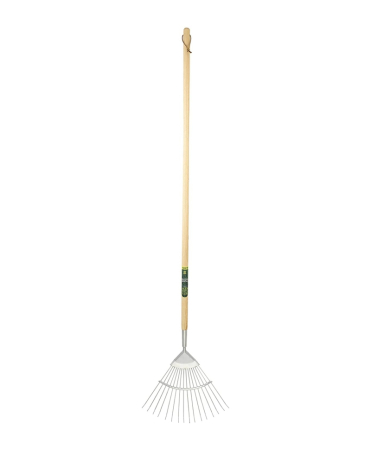 Furci si greble - Grebla tip evantai flexibila cu dinti din inox, coada lemn, Spear & Jackson Kew Garden