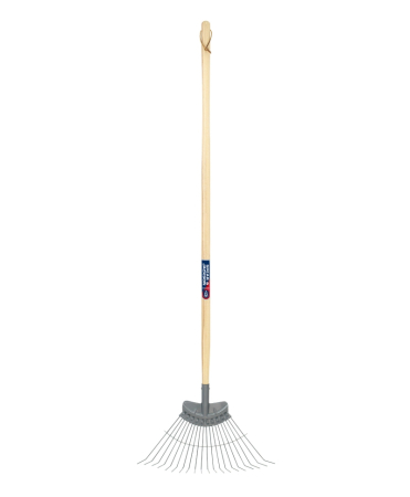 Furci si greble - Grebla tip evantai Heavy Duty flexibila cu dinti din otel carbon, coada lemn, Spear & Jackson Neverbend