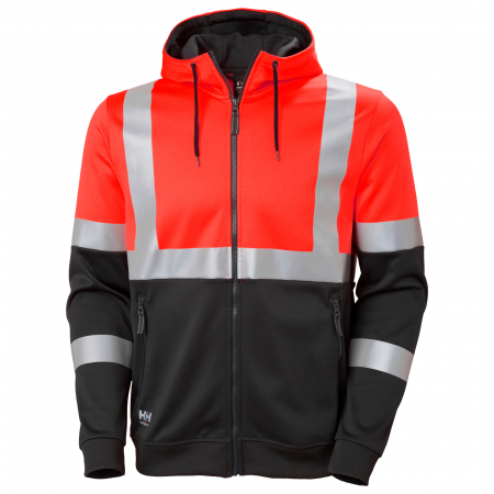 Bluze si hanorace - Hanorac reflectorizant cu gluga Helly Hansen Addvis Zip CL1