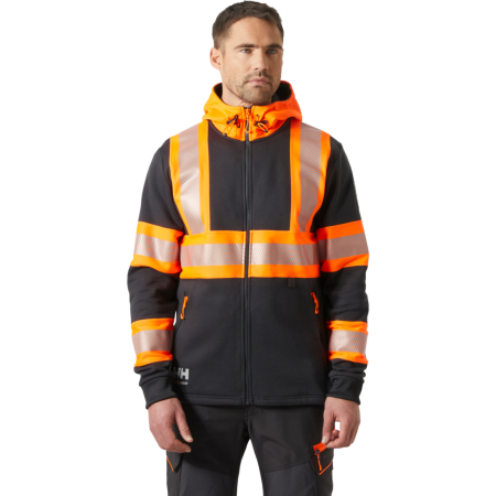 Hanorac reflectorizant cu gluga Helly Hansen ICU Zip Hoodie CL1 [2]