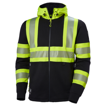 Hanorac reflectorizant cu gluga Helly Hansen ICU Zip Hoodie CL1