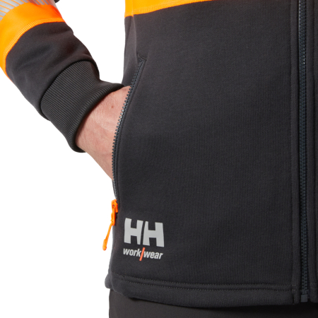 Hanorac reflectorizant cu gluga Helly Hansen ICU Zip Hoodie CL1 [5]