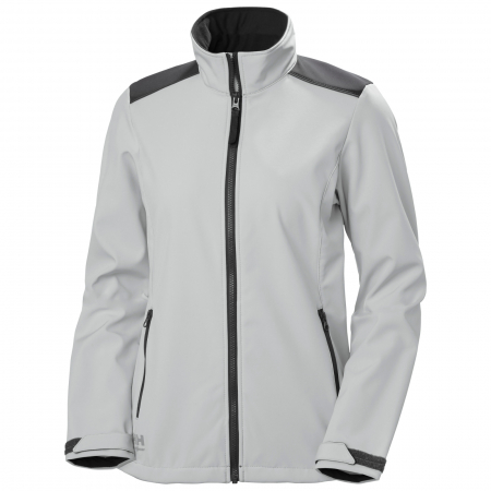 Geci - Jacheta dama Helly Hansen Manchester 2.0 Softshell, gri/negru, 3XL