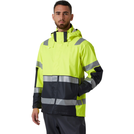 Jacheta reflectorizanta cu gluga Helly Hansen Alna 2.0 Rain Jacket CL2 [2]