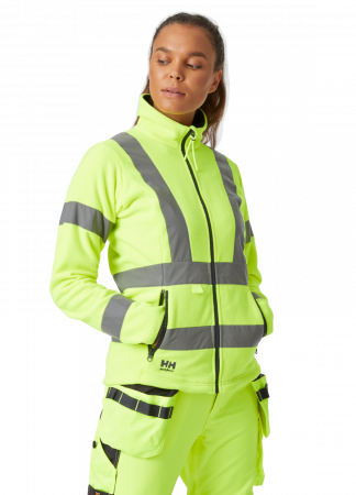 Jacheta reflectorizanta dama Helly Hansen Luna Fleece CL2, galbena, S [2]