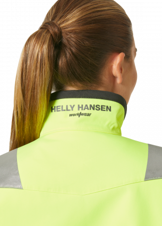 Jacheta reflectorizanta dama Helly Hansen Luna Softshell CL2, galben/negru, XS [7]