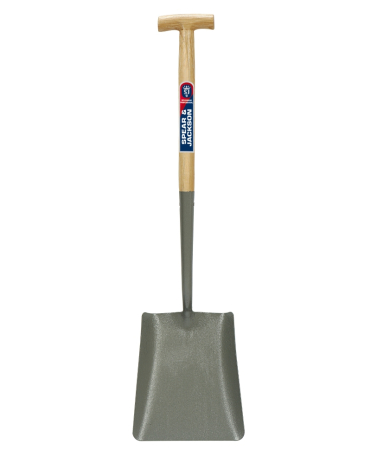 Unelte specializate ferma - Lopata Heavy Duty 711 mm cu lama otel carbon, coada lemn, maner T lemn, Spear & Jackson Neverbend Professional