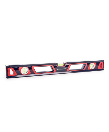 Nivela 600 mm cu corp de aluminiu, 3 bule de nivel, Spear & Jackson [1]