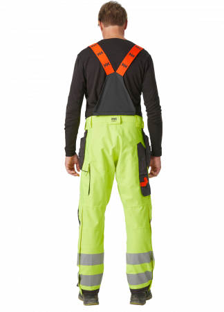 Pantaloni de lucru cu bretele Helly Hansen Alna 2.0 Shell Construction, impermeabili, reflectorizanti, HVC2 [3]