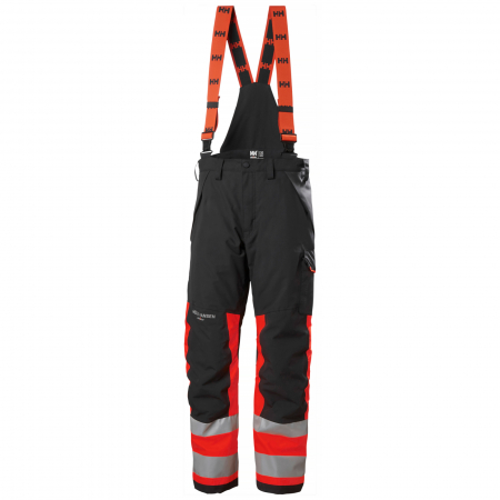 Pantaloni de lucru cu bretele Helly Hansen Alna 2.0 Shell, impermeabili, reflectorizanti, HVC1