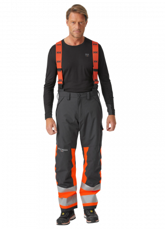 Pantaloni de lucru de iarna, cu bretele, Helly Hansen Alna 2.0 Winter, impermeabili, reflectorizanti, HVC1 [2]