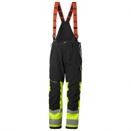 Pantaloni si salopete - Pantaloni de lucru de iarna, cu bretele, Helly Hansen Alna 2.0 Winter, impermeabili, reflectorizanti, HVC1