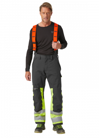Pantaloni de lucru de iarna, cu bretele, Helly Hansen Alna 2.0 Winter, impermeabili, reflectorizanti, HVC1 [2]