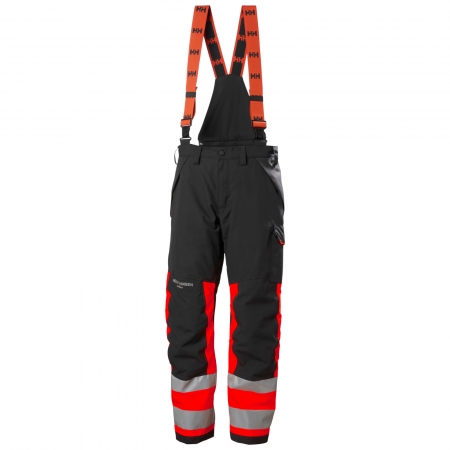 Pantaloni si salopete - Pantaloni de lucru de iarna, cu bretele, Helly Hansen Alna 2.0 Winter, impermeabili, reflectorizanti, HVC1