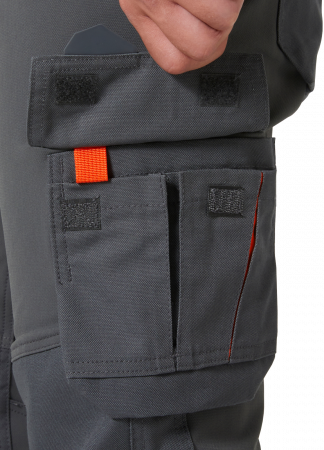 Pantaloni de lucru Helly Hansen Chelsea Evolution Cargo, gri inchis [5]