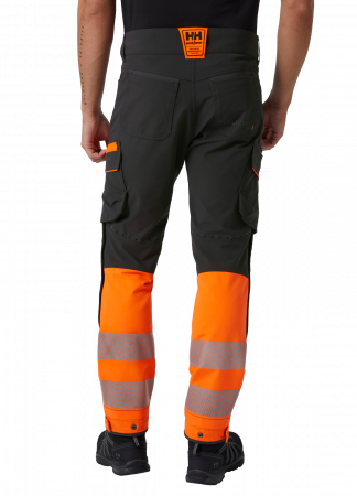 Pantaloni de lucru Helly Hansen ICU BRZ Cargo CL1, portocaliu/negru, C44 [3]