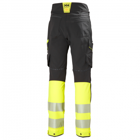 Pantaloni de lucru Helly Hansen ICU BRZ Cargo CL1, galben/negru, C156 [1]