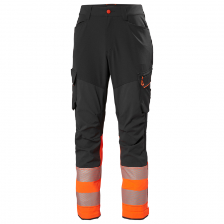 Pantaloni si salopete - Pantaloni de lucru Helly Hansen ICU BRZ Cargo CL1, portocaliu/negru, C44