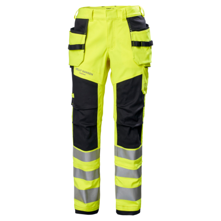 Pantaloni si salopete - Pantaloni de lucru reflectorizanti antifoc Helly Hansen Fyre Construction Pant CL2
