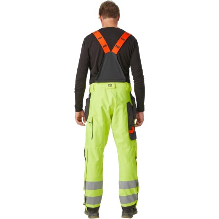 Pantaloni de lucru reflectorizanti cu bretele Helly Hansen Alna 2.0 Shell Construction Pant CL2 [3]