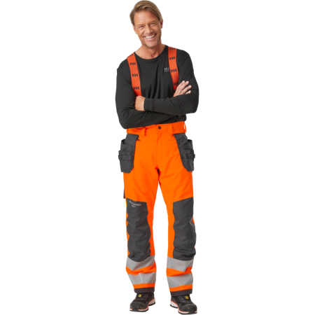 Pantaloni de lucru reflectorizanti cu bretele Helly Hansen Alna 2.0 Winter Construction Pant CL2 [2]
