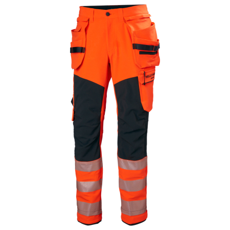 Pantaloni si salopete - Pantaloni de lucru reflectorizanti Helly Hansen ICU BRZ Construction Pant CL2