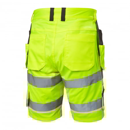 Pantaloni de lucru reflectorizanti scurti Helly Hansen UC-ME Construction CL1, galben/negru, C74 [1]