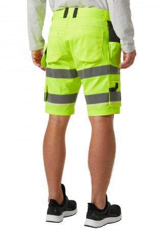 Pantaloni de lucru reflectorizanti scurti Helly Hansen UC-ME Construction CL1, galben/negru, C74 [3]