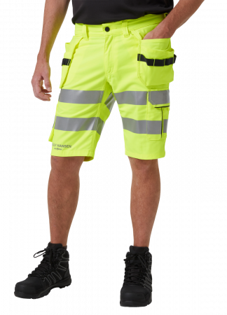 Pantaloni de lucru scurti Helly Hansen Alna 2.0 Construction, reflectorizanti, HVC1 [2]