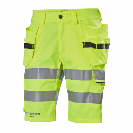 Pantaloni si salopete - Pantaloni de lucru scurti Helly Hansen Alna 2.0 Construction, reflectorizanti, HVC1