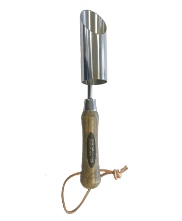 Accesorii gradinarit - Plantator bulbi cu lama inox, maner lemn, Spear & Jackson Traditional Stainless