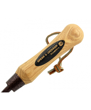 Plantator lat cu lama otel carbon, maner lemn, Spear & Jackson Elements [3]
