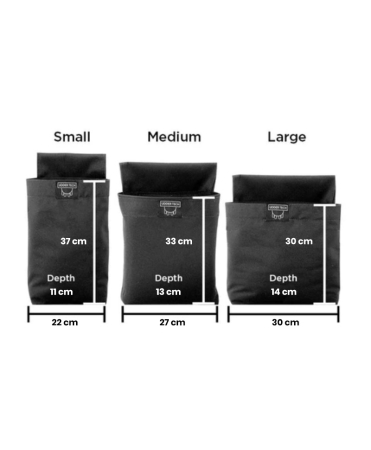 Set doua buzunare externe Udder Tech, negre [1]