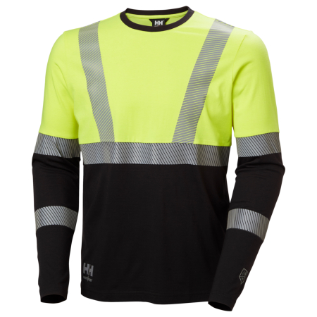 Bluze si hanorace - Tricou cu maneca lunga reflectorizant Helly Hansen Fyre Longsleeve CL1