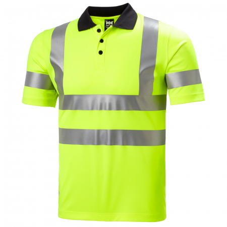 Tricouri - Tricou polo reflectorizant Helly Hansen Addvis CL2, galben, M