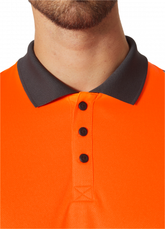 Tricou polo reflectorizant Helly Hansen Addvis CL2, portocaliu, XL [4]