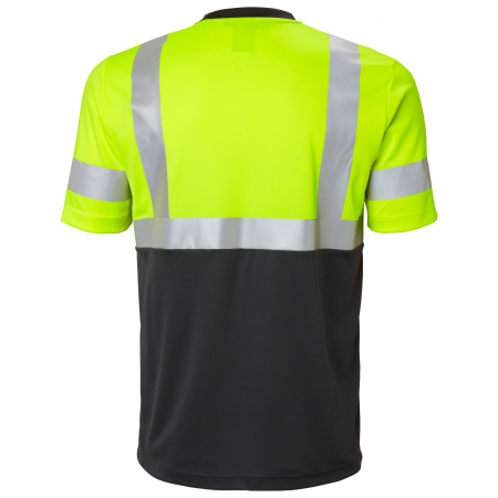 Tricou reflectorizant Helly Hansen Addvis CL1, galben/negru abanos, XS [1]