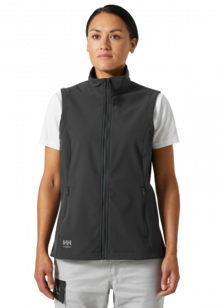 Vesta dama Helly Hansen Manchester 2.0 Softshell, negru abanos, 3XL [2]