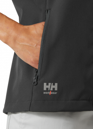 Vesta dama Helly Hansen Manchester 2.0 Softshell, negru abanos, 3XL [4]