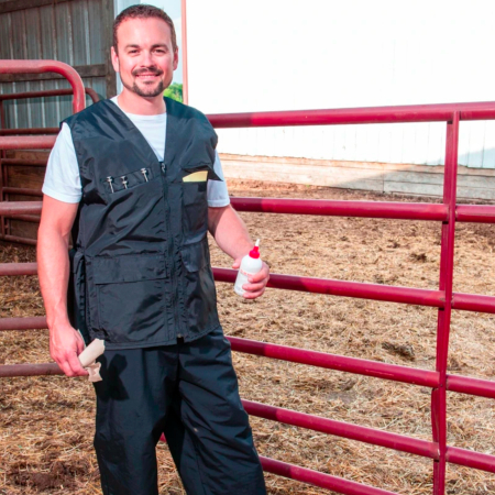 Vesta inseminator Udder Tech, nailon - rezistenta la apa, spate standard [2]