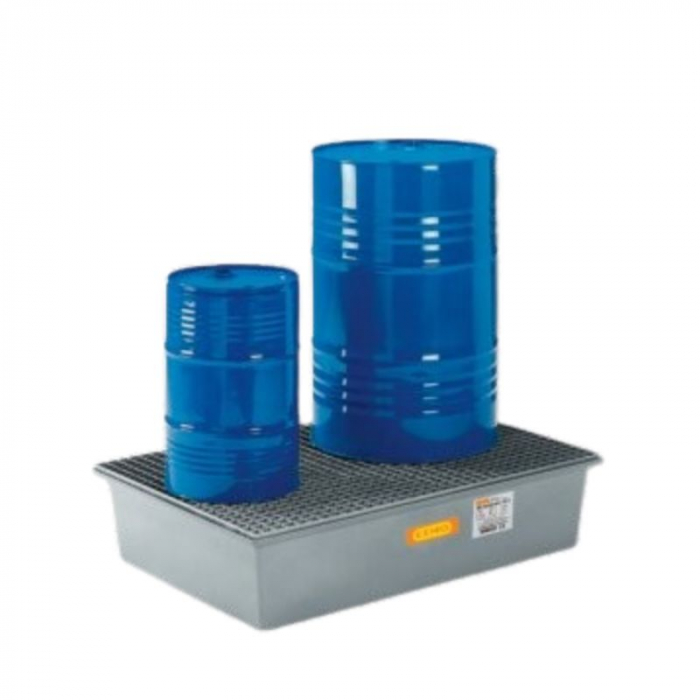 Cuva de retentie din GRP cu gratar din otel, volum 220 l, 128x85x29 cm [3]