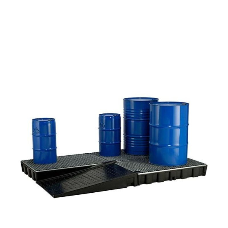 Cuva de retentie din PE cu gratar galvanizat, volum 250 l, 160x120x18 cm [3]