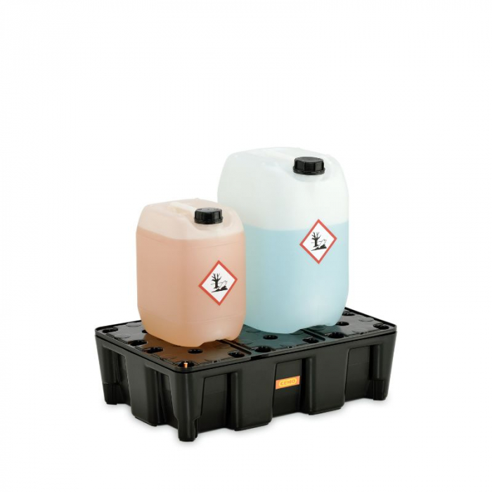 Cuva de retentie din PE cu gratar,  volum 25 l, 60x40x18 cm [3]