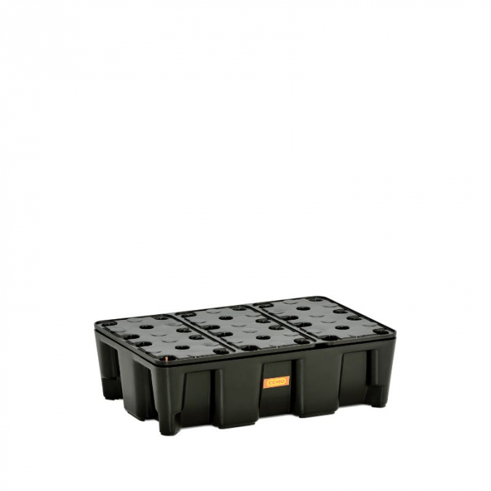 Cuva de retentie din PE cu gratar,  volum 25 l, 60x40x18 cm [1]