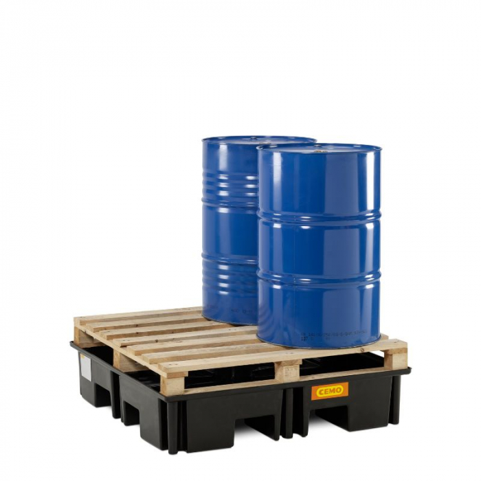 Cuva de retentie din PE fara gratar, volum 220 litri, 123x123x26 cm [3]