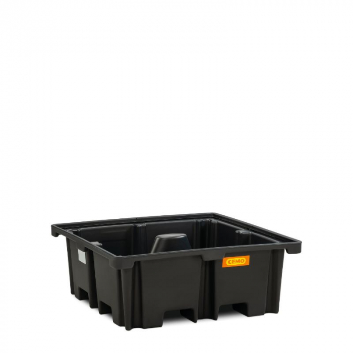 Cuva de retentie din PE fara gratar, volum 400 litri, 129x129x48 cm [1]