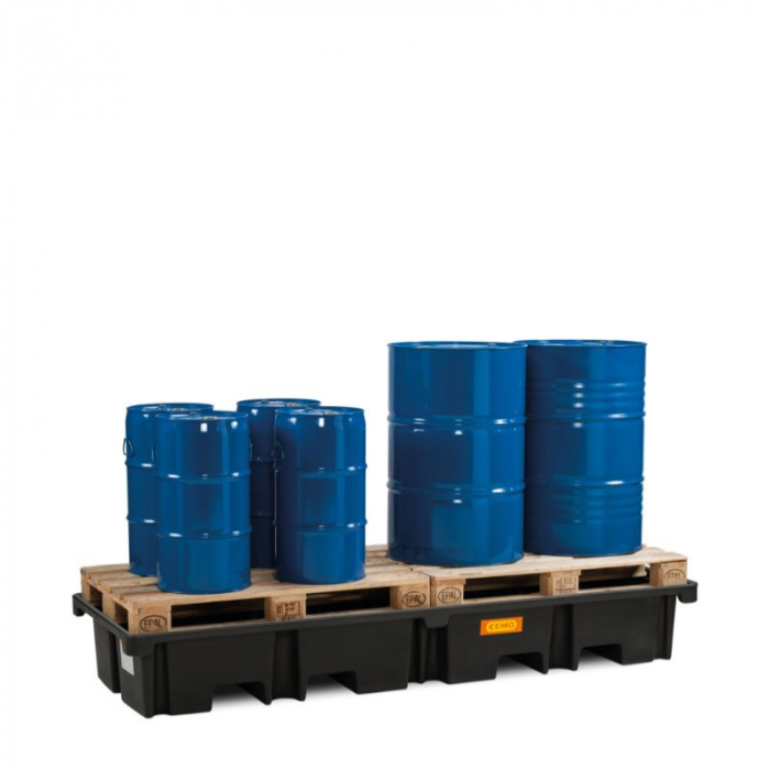 Cuva de retentie din PE fara gratar, volum 425 litri, 242x88x36 cm [4]